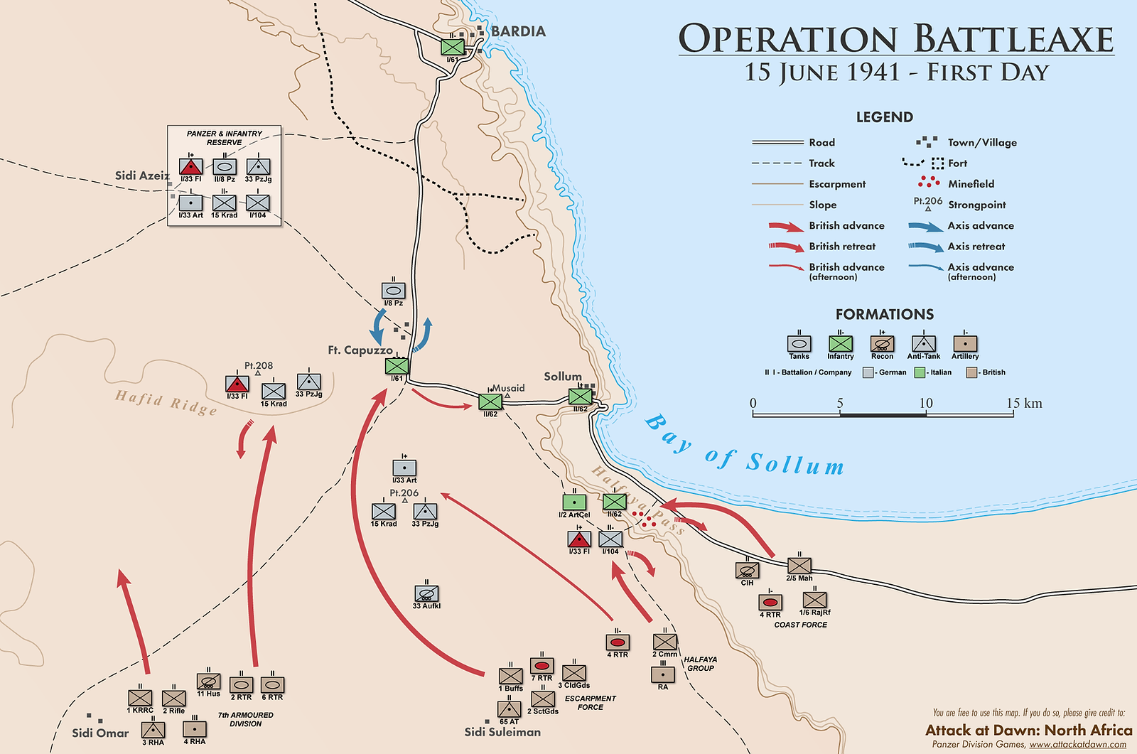 Operation Battleaxe - First Day