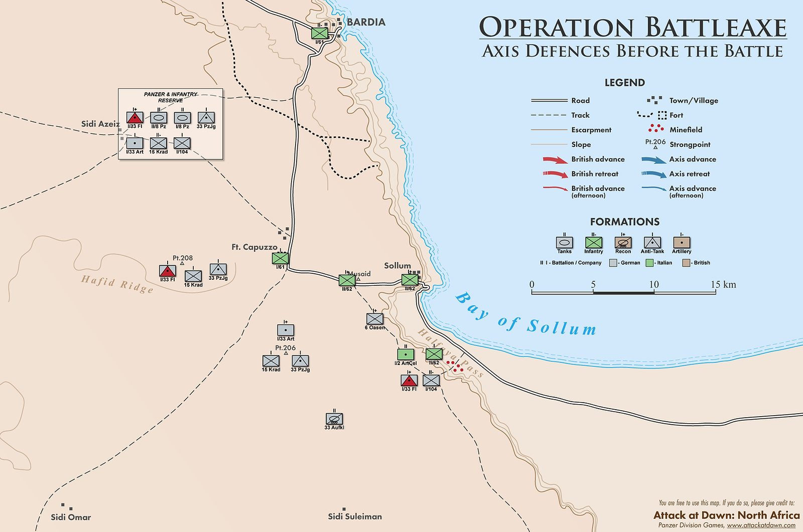 Operation Battleaxe - Axis Defences Before The Battle